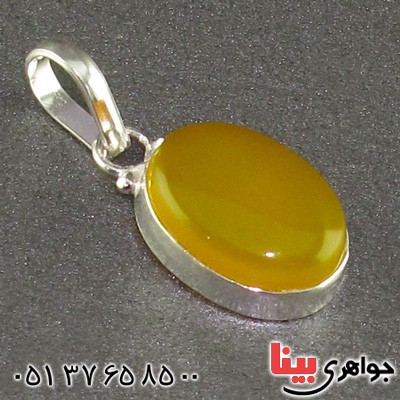 گردنبند عقیق شرف الشمس دور ساده _کد:15660