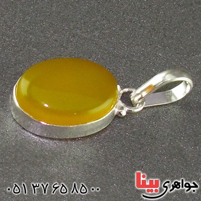 گردنبند عقیق شرف الشمس دور ساده _کد:15660