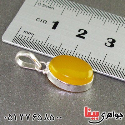 گردنبند عقیق شرف الشمس دور ساده _کد:15660