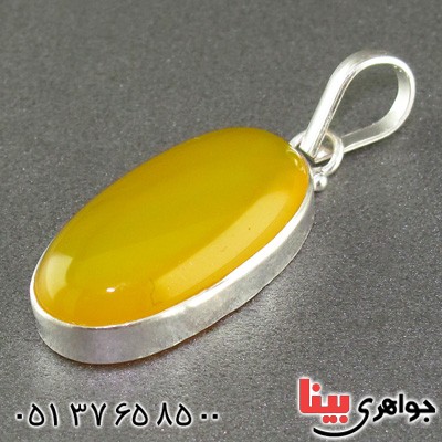 گردنبند عقیق شرف الشمس خوشرنگ دور ساده _کد:15665