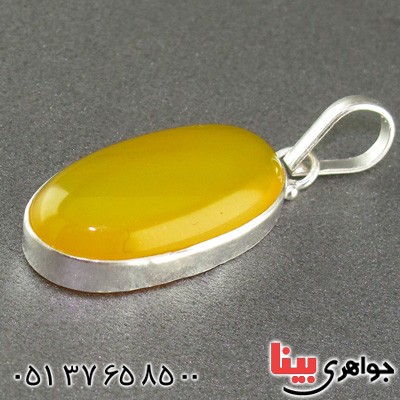 گردنبند عقیق شرف الشمس خوشرنگ دور ساده _کد:15665