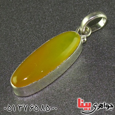 گردنبند عقیق شرف الشمس دور ساده خوشرنگ _کد:15669