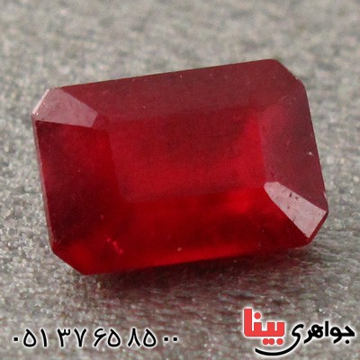 نگین انگشتر یاقوت سرخ بسیار عالی همراه با شناسنامه بین المللی دیجیتال _کد:2154 