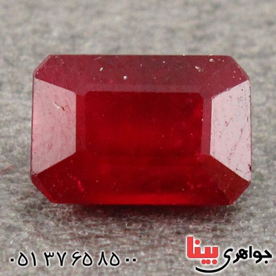 نگین انگشتر یاقوت سرخ بسیار عالی همراه با شناسنامه بین المللی دیجیتال _کد:2154 