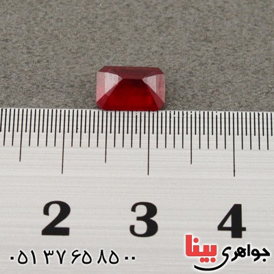 نگین انگشتر یاقوت سرخ بسیار عالی همراه با شناسنامه بین المللی دیجیتال _کد:2154 