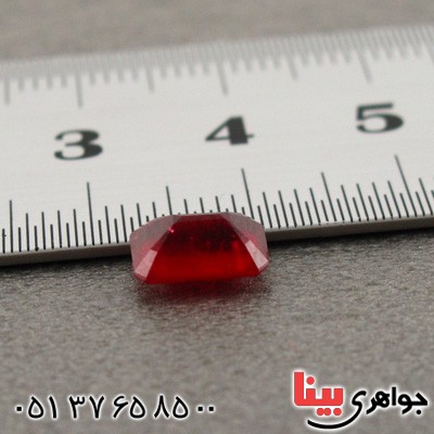 نگین انگشتر یاقوت سرخ بسیار عالی همراه با شناسنامه بین المللی دیجیتال _کد:2154 