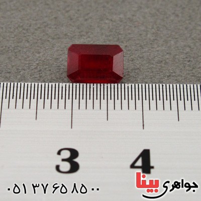 نگین انگشتر یاقوت سرخ بسیار عالی همراه با شناسنامه بین المللی دیجیتال _کد:2154 