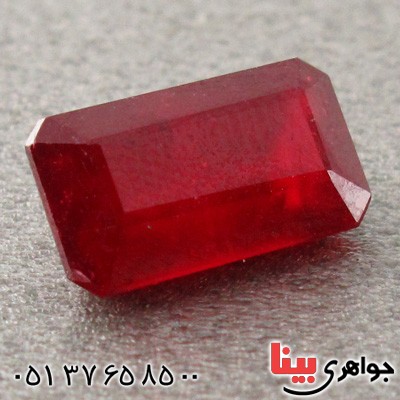نگین انگشتر یاقوت سرخ بسیار عالی همراه با شناسنامه بین المللی دیجیتال _کد:2157