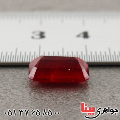 نگین انگشتر یاقوت سرخ بسیار عالی همراه با شناسنامه بین المللی دیجیتال _کد:2157