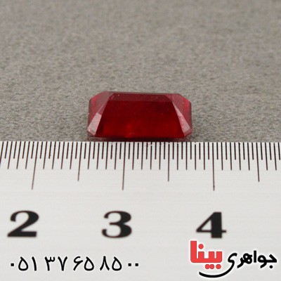 نگین انگشتر یاقوت سرخ بسیار عالی همراه با شناسنامه بین المللی دیجیتال _کد:2157