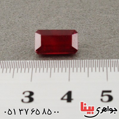 نگین انگشتر یاقوت سرخ بسیار عالی همراه با شناسنامه بین المللی دیجیتال _کد:2157