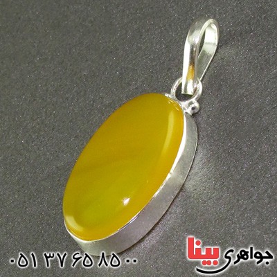 گردنبند عقیق شرف الشمس دور ساده خوشرنگ _کد:15705