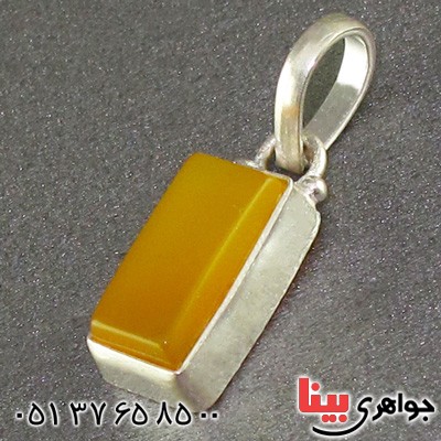 گردنبند عقیق شرف الشمس دور ساده _کد:15706