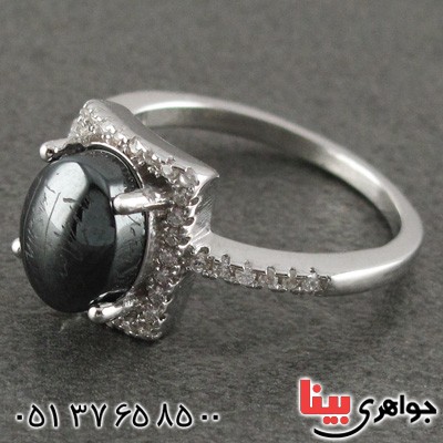 انگشتر حدید صینی هفت جلاله رودیوم زنانه _کد:15707