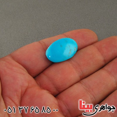 نگین انگشتر فیروزه نیشابوری صاف درشت و خوشرنگ _کد:15719
