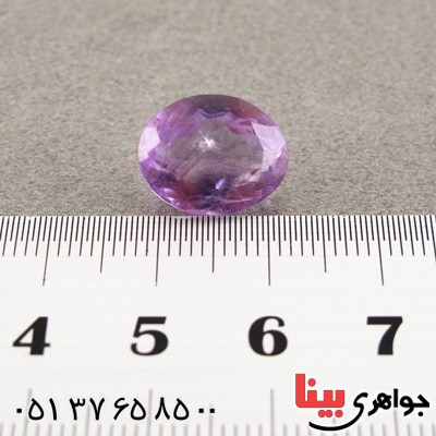 نگین انگشتر آمتیست درشت خوشرنگ _کد:15724