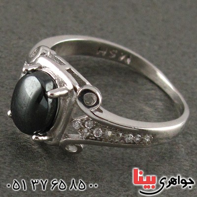 انگشتر حدید هفت جلاله رودیوم زنانه زیبا _کد:15754