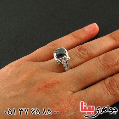 انگشتر حدید هفت جلاله رودیوم زنانه زیبا _کد:15754