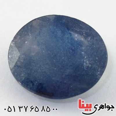 نگین انگشتر یاقوت کبود درشت خوشرنگ  _کد:15783