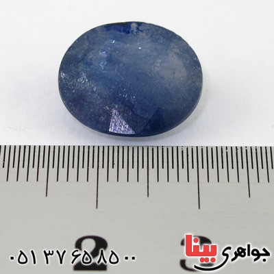 نگین انگشتر یاقوت کبود درشت خوشرنگ  _کد:15783