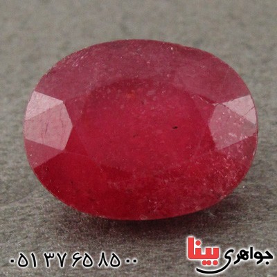 نگین انگشتر یاقوت سرخ درشت خوشرنگ _کد:15792