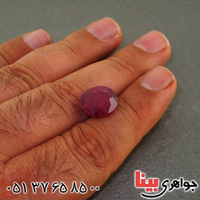 نگین انگشتر یاقوت سرخ درشت و خاص _کد:2172