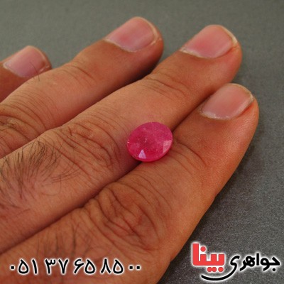 نگین انگشتر یاقوت سرخ خوشرنگ و خاص _کد:15800
