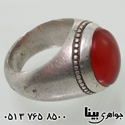 انگشتر عقیق یمنی سنتی قدیمی 2