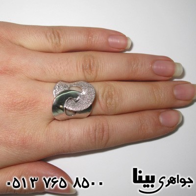 انگشتر طرح طلا دو حلقه