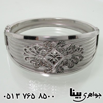 النگو دستبندی گل سفید