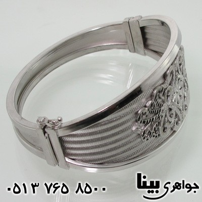 النگو دستبندی گل سفید
