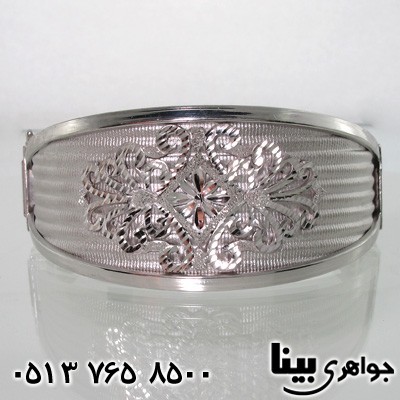 النگو دستبندی گل سفید