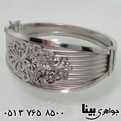 النگو دستبندی گل سفید