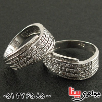 ست حلقه ازدواج روکش پلاتین _کد:15866 ست حلقه ازدواج روکش پلاتین _کد:15866