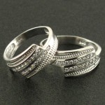 ست حلقه ازدواج روکش پلاتین _کد:15870