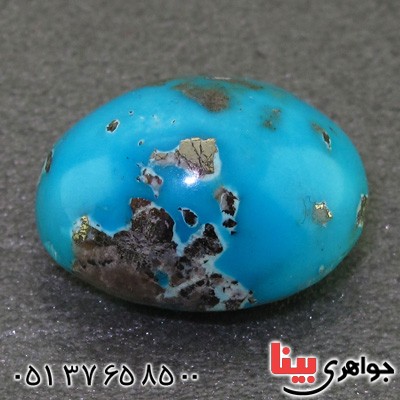 نگین انگشتر فیروزه نیشابوری خوشرنگ _کد:2238