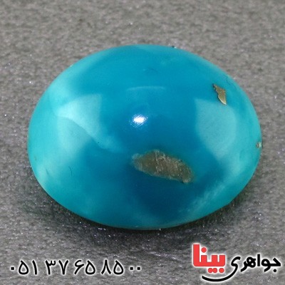نگین انگشتر فیروزه دامله خوش نقش _کد:15914