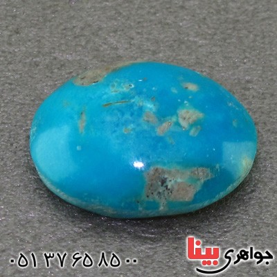 نگین انگشتر فیروزه نیشابوری خوشرنگ _کد:15936
