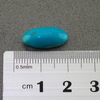 نگین انگشتر فیروزه نیشابوری بیضی خوشرنگ 