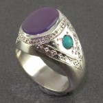 کبود و فیروزه نیشابوری عجمی درشت مردانه _کد:2265