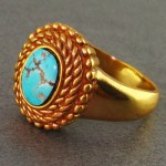 نیشابوری طلایی زنانه باشکوه _کد:15970