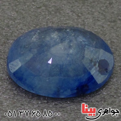 نگین انگشتر یاقوت کبود عالی خوشرنگ _کد:15992