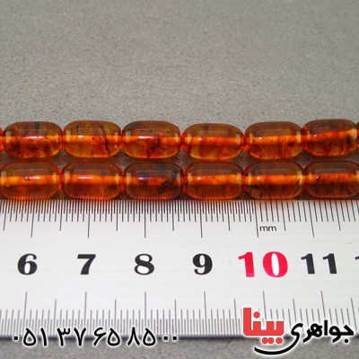تسبیح کهربا لهستانی 33 دانه ای روشن درجه یک بسیار عالی  _کد:2332 
