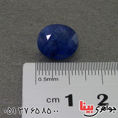 نگین انگشتر یاقوت کبود عالی و خوشرنگ _کد:16019