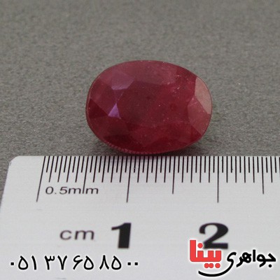 نگین انگشتر یاقوت سرخ درشت و سنگین خوشرنگ _کد:16023