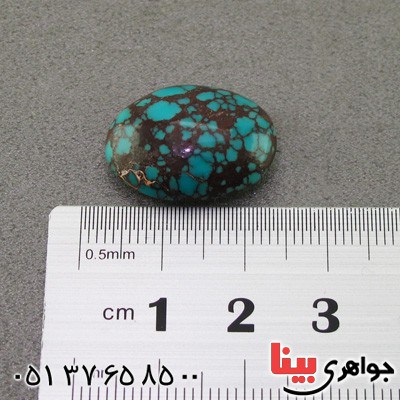 نگین انگشتر فیروزه نیشابوری شجری عالی _کد:16046