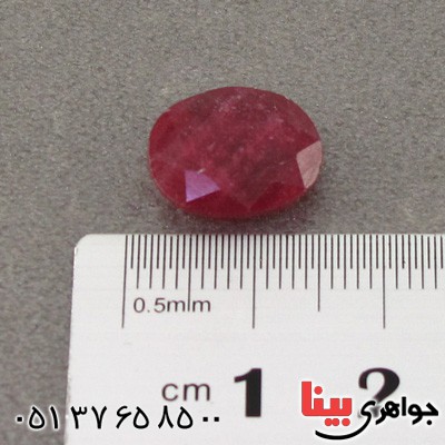 نگین انگشتر یاقوت سرخ عالی خوشرنگ _کد:16076