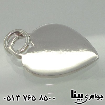گردنبند قلب نقره 999 عیار
