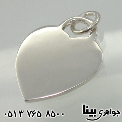 گردنبند قلب نقره 999 عیار