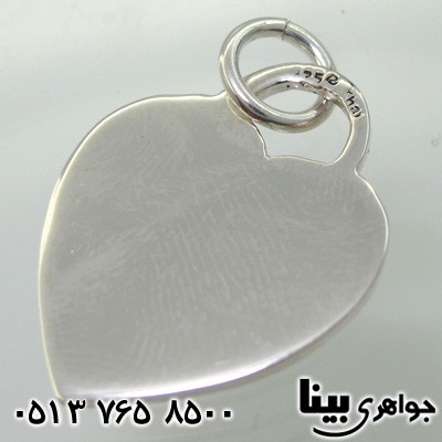 گردنبند قلب نقره 999 عیار